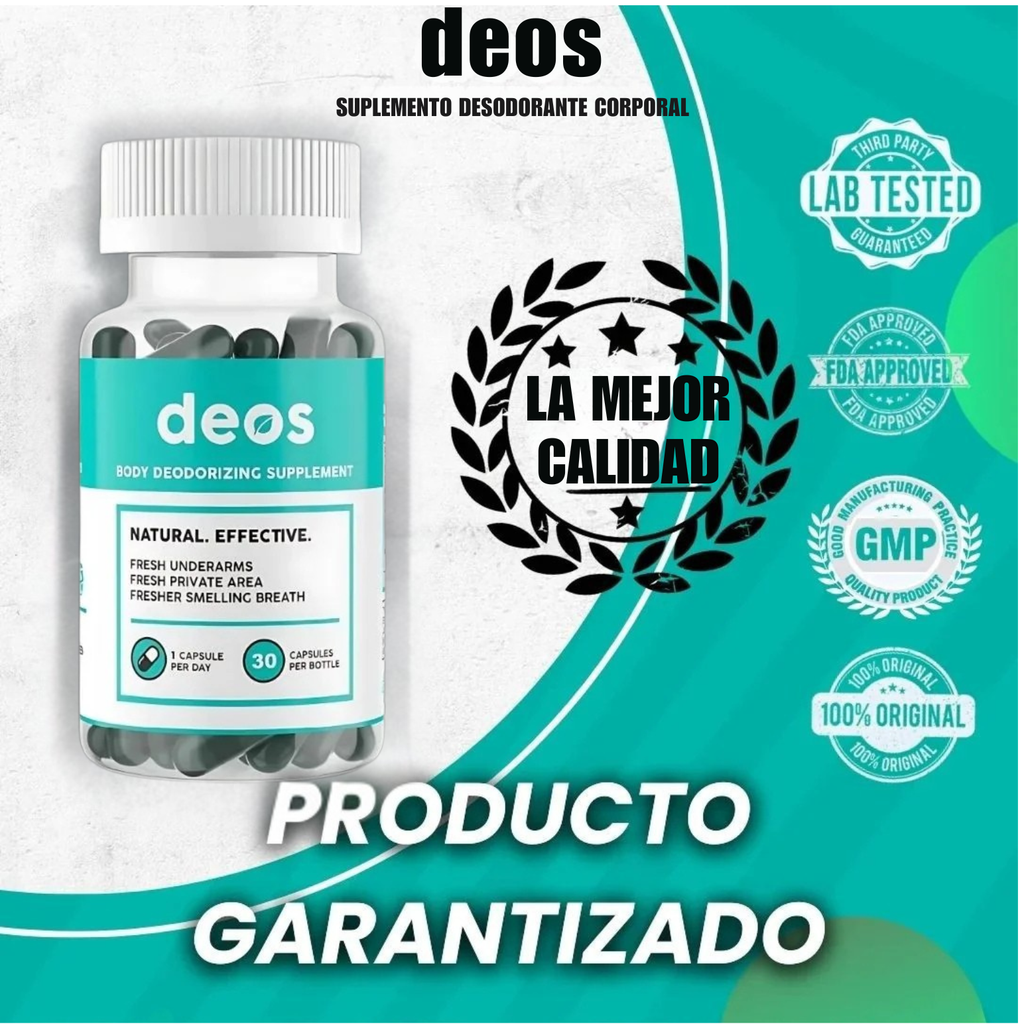 DEOS | Desodorante Natural que Cuida tu Piel y Controla el Sudor